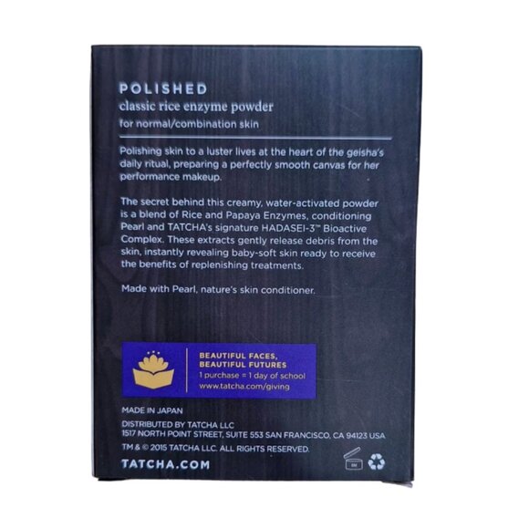 NEW & SEALED TATCHA THE RICE POLISH CLASSIC FOAMING ENZYME POWDER - Picture 3 of 3